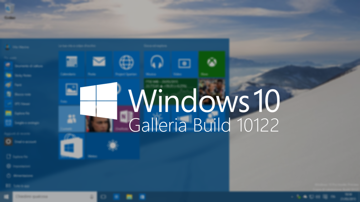 Windows 10 Galleria Build 10122