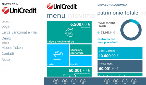 Anche UniCredit ha la sua app ufficiale per Windows Phone - WindowsBlogItalia