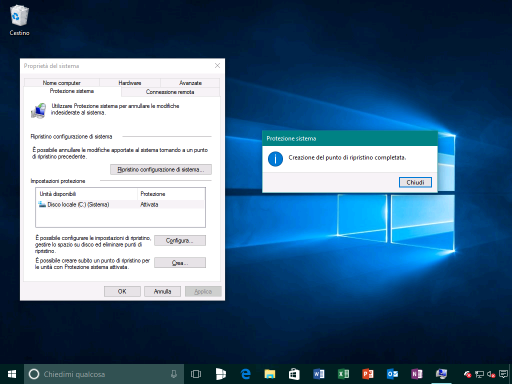 Ripristino Configurazione Sistema Su Windows