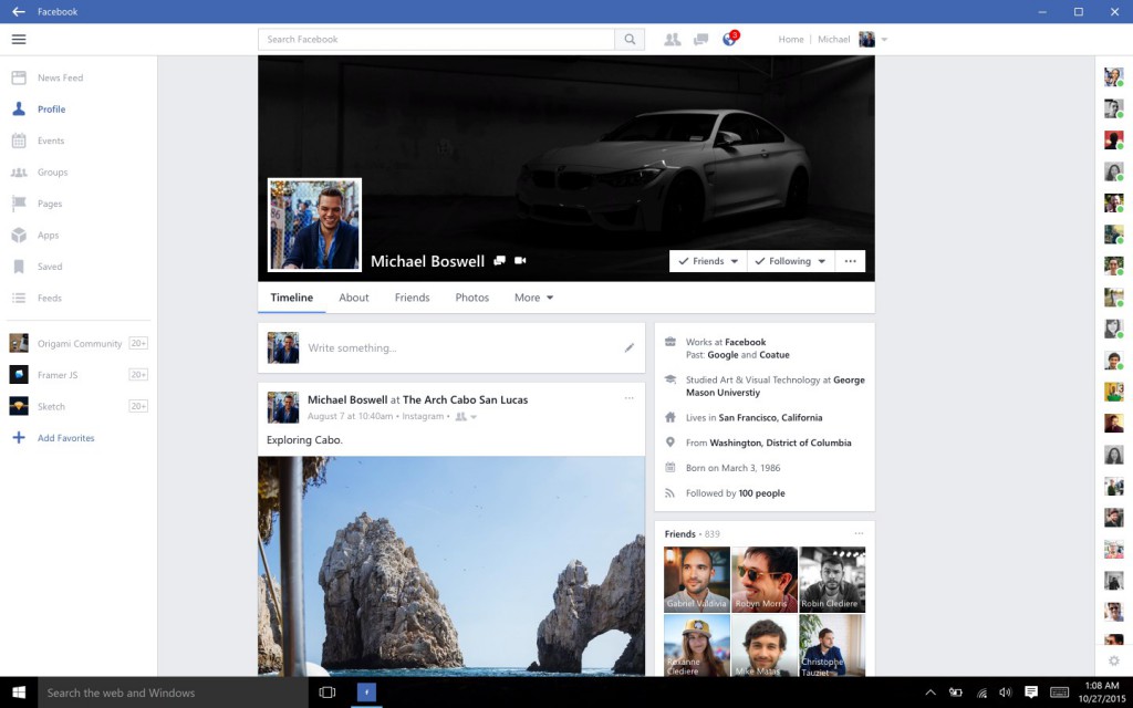 facebook app for pc windows 10 free download
