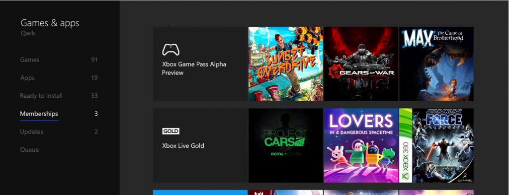 can i use xbox one game pass for pc on xbox