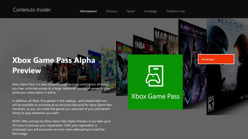 how does a free game pass game work on xbox one