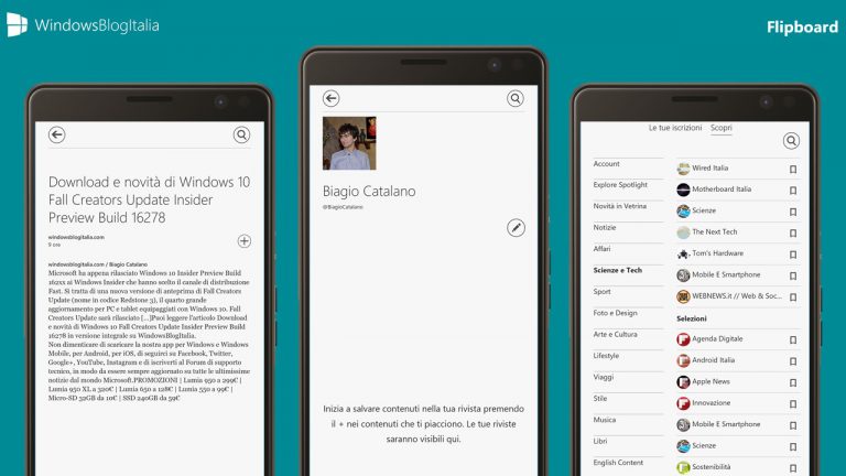 Anche Flipboard Abbandona Windows Phone E Windows 10 Mobile