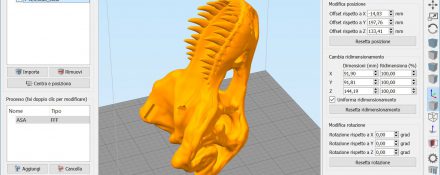 Posizionamento modello in Simplify3D