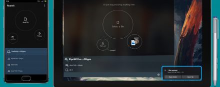 Roamit app Windows 10 Android clipboard universale hero