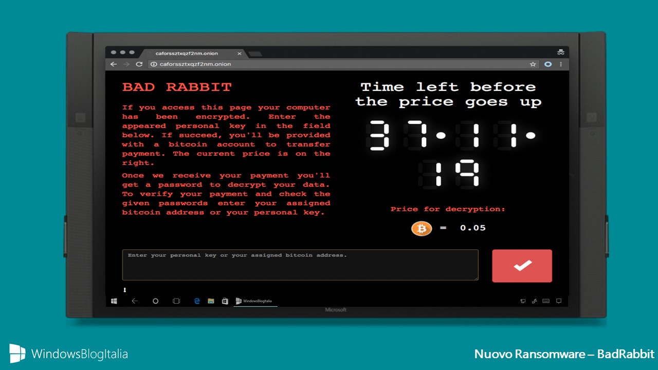 ransomware BadRabbit wannacry