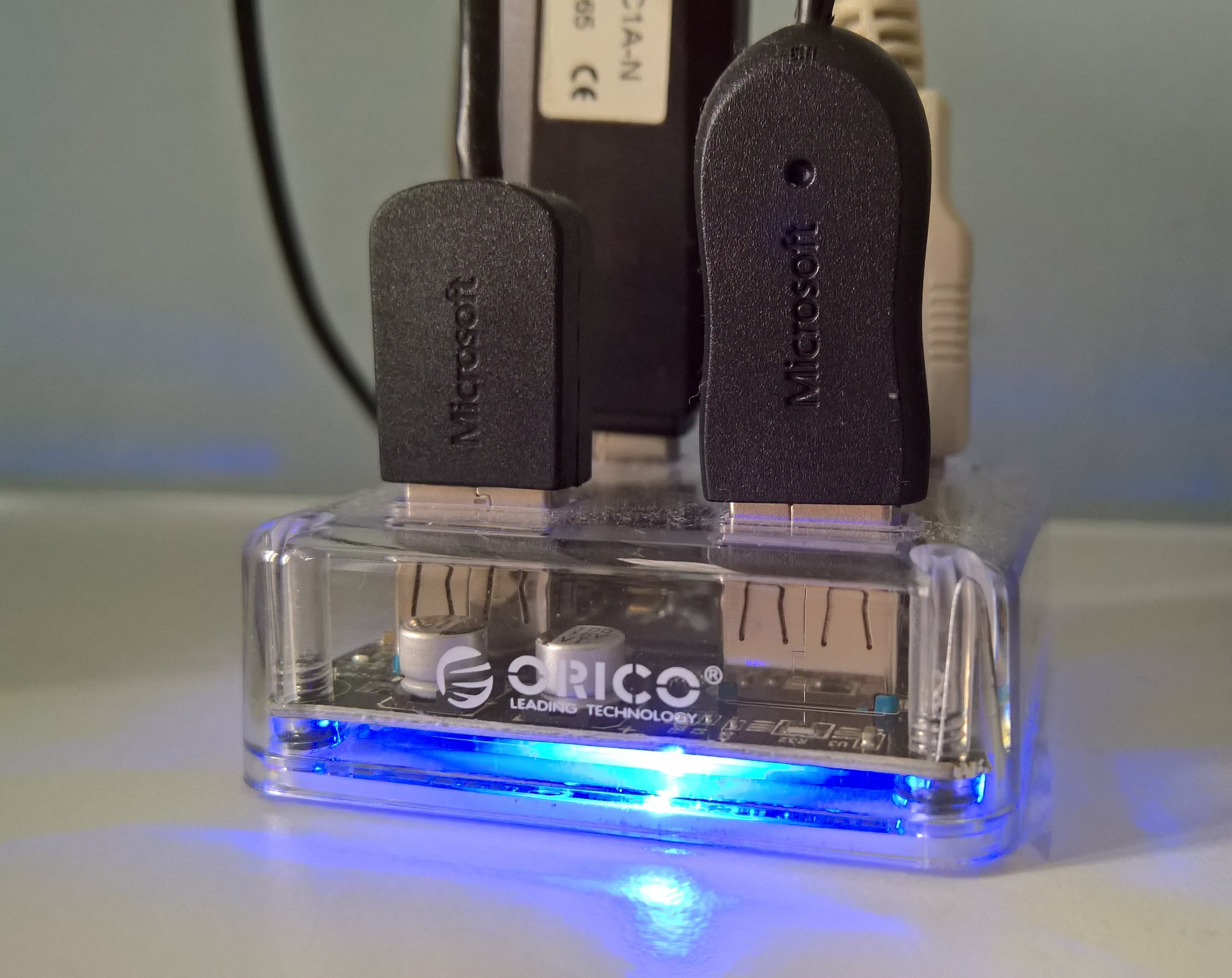 Orico HUB USB 3.0 trasparente