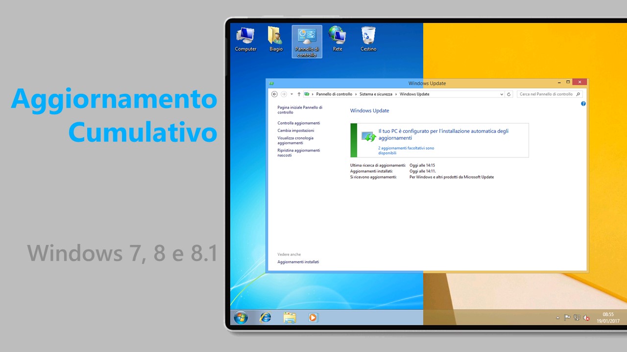 Disponibile l’aggiornamento cumulativo di gennaio 2022 per Windows 7 SP1 (ESU) e Windows 8.1