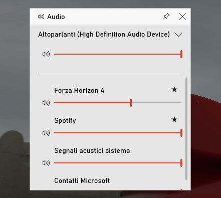 Barra di gioco Xbox su Windows 10 preferiti per il controllo audio