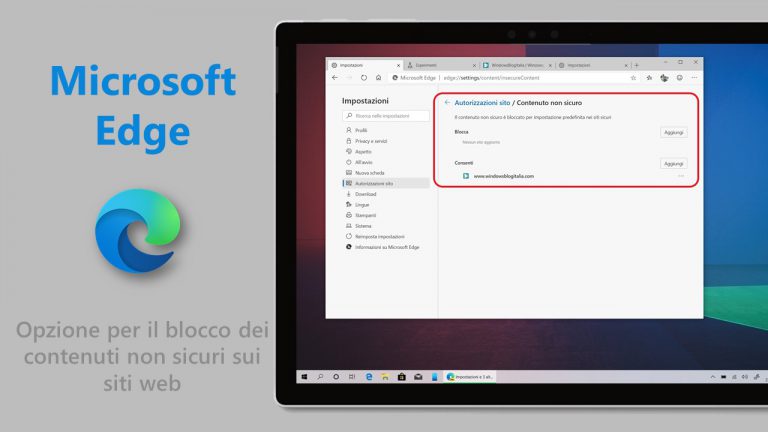 Come Abilitare Il Blocco Dei Contenuti Non Sicuri In Microsoft Edge