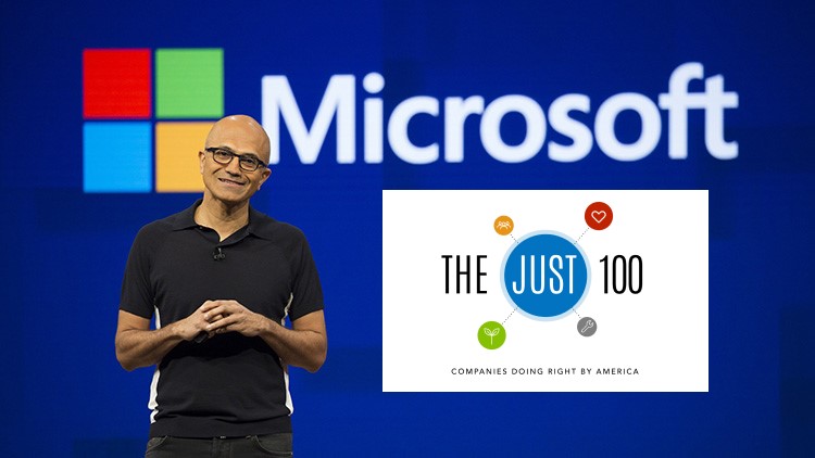 Microsoft Satya Nadella classifica The Just 100 Forbes