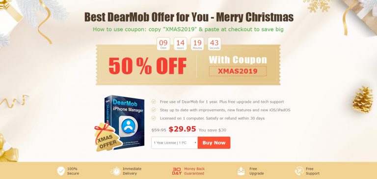 dearmob iphone manager coupon code