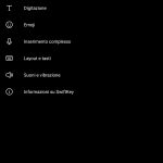 Microsoft SwiftKey per Android nuovo design impostazioni con tema scuro