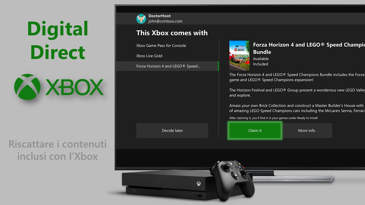 Microsoft Digital Direct per Xbox