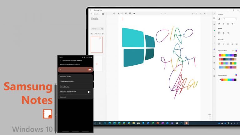 samsung notes on windows 10