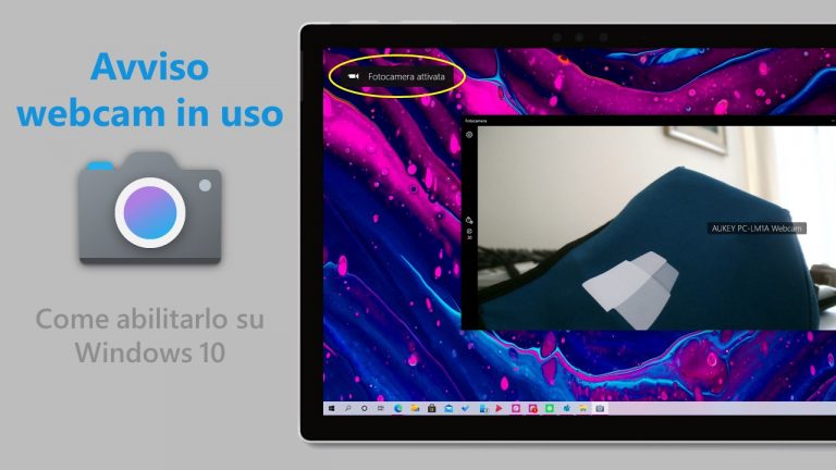 Come Attivare L Avviso Di Webcam In Uso Dalle App In Windows