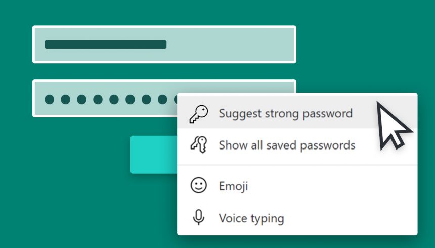 Microsoft Edge - Suggerimento password