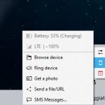 KDE Connect - Informazioni e azioni rapide da effettuare sullo smartphone collegato al PC