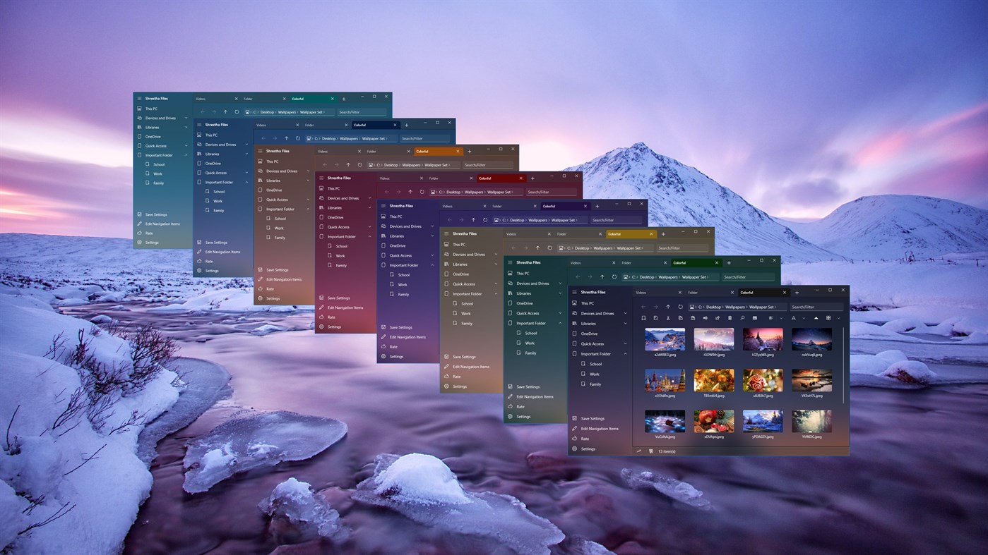 Shrestha Files Pro - App per Windows - File manager con schede e doppio pannello