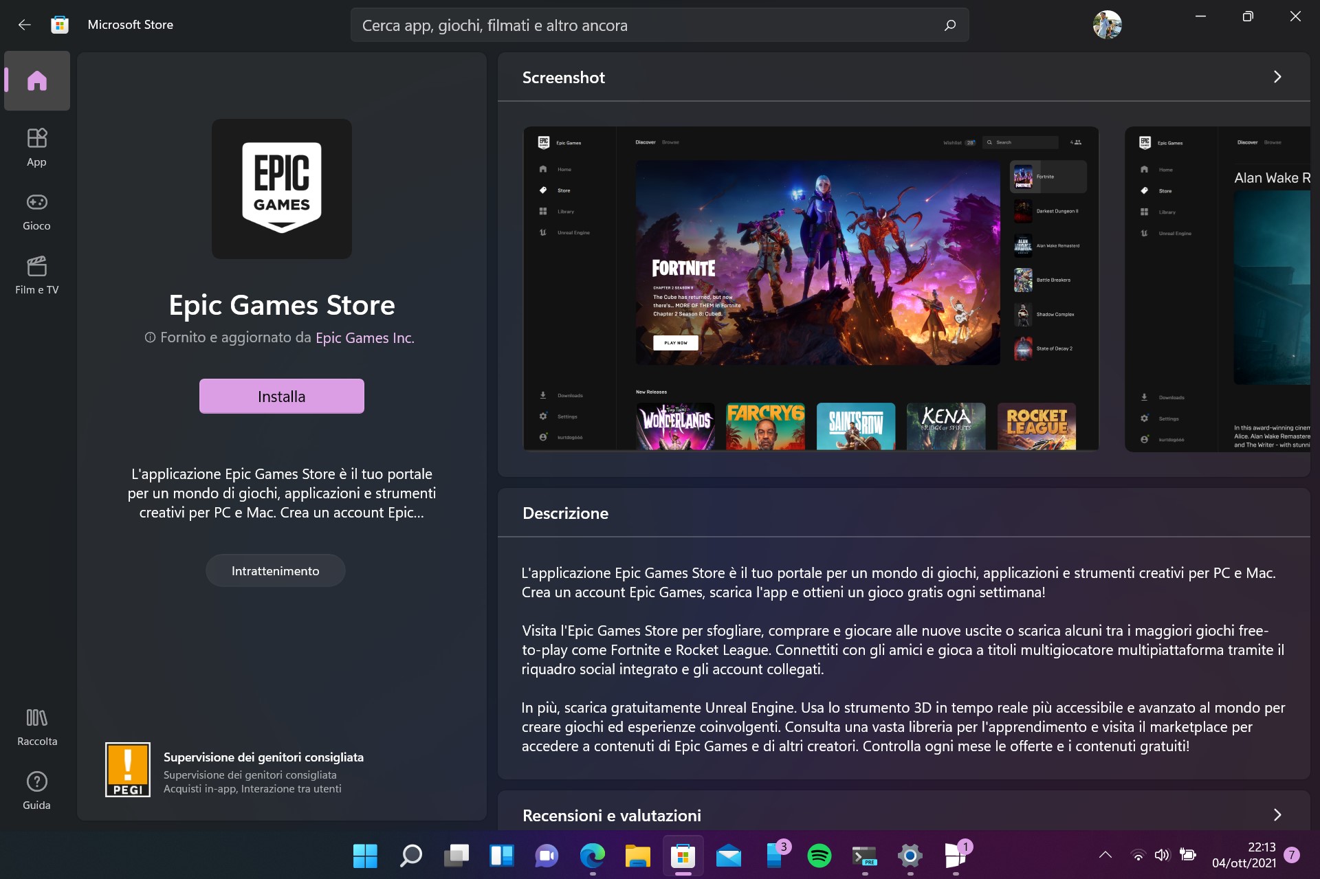 Microsoft integra Epic Games e altri store su Windows 11 | Presto anche su Xbox?