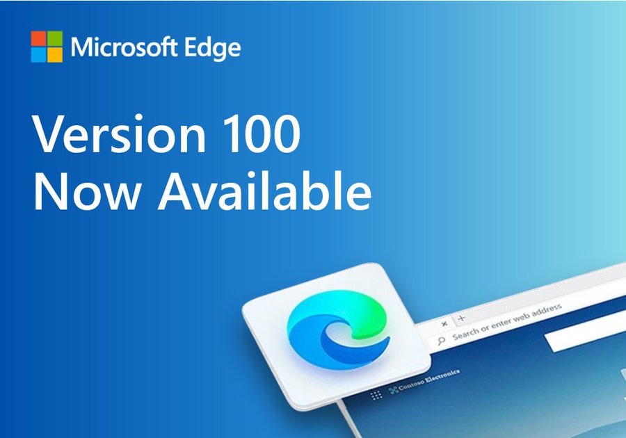 Microsoft Edge stabile arriva alla versione 100!