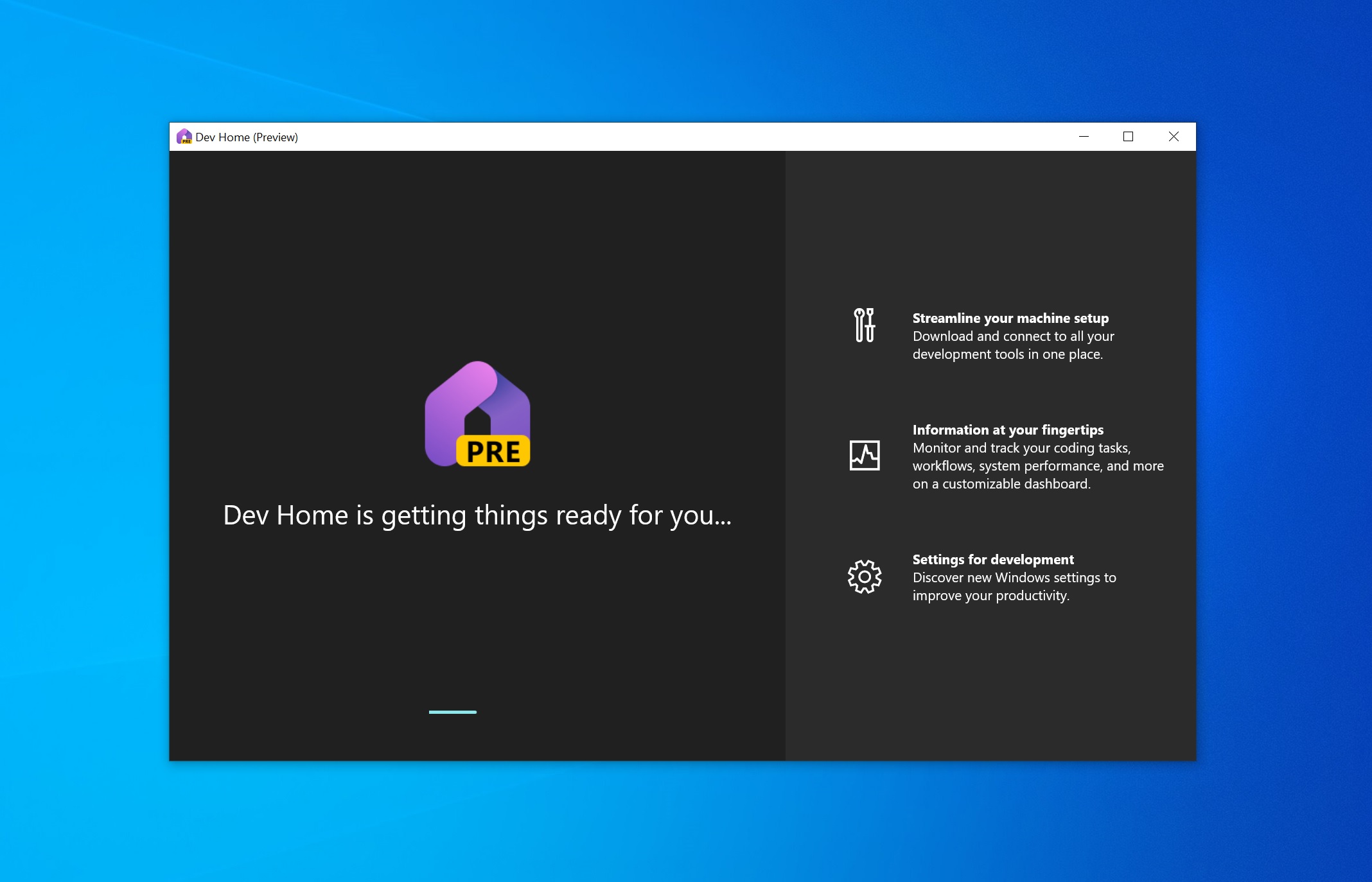 Download Dev Home, l’app con i widget di CPU, GPU e memoria | Ora anche per Windows 10