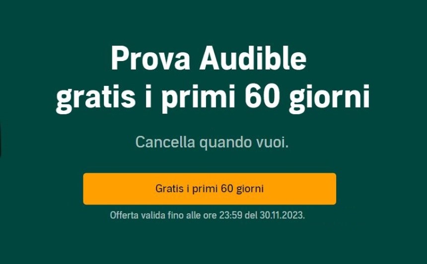 Ultime ore per avere l’ascolto dei libri gratis fino al 2024!