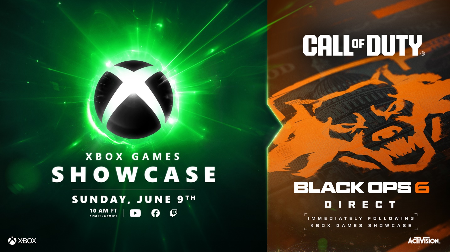 Evento Xbox Games Showcase il 9 giugno + Evento Call of Duty Direct