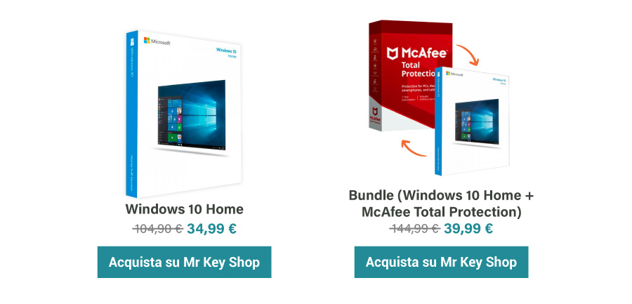 Acquistare Windows 10 Home Key al Miglior prezzo