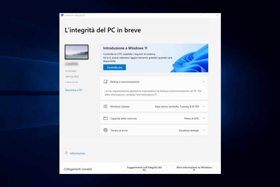 aggiornare Windows 10