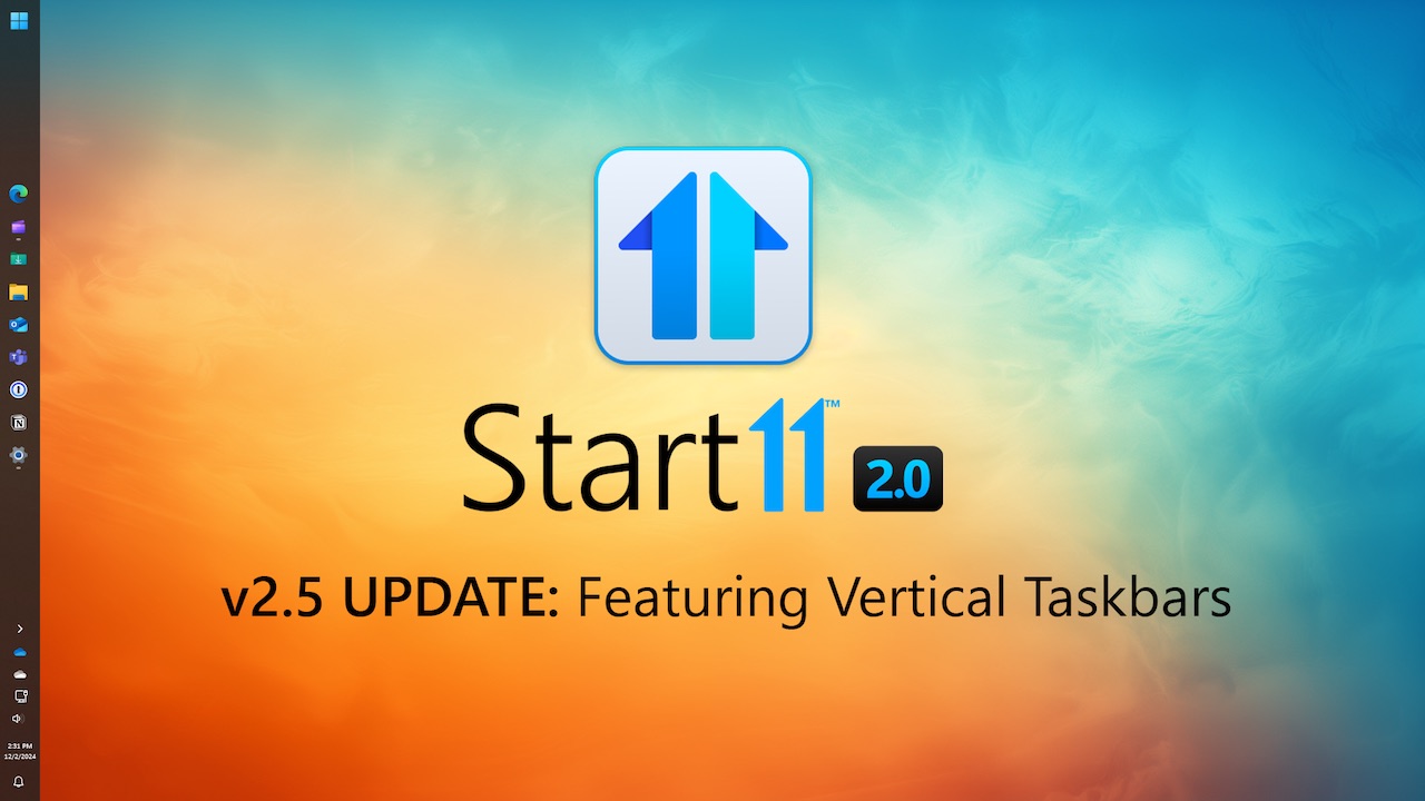 Start11 riporta il menu Start di Windows 10 su Windows 11 e viceversa | Supporto taskbar laterale
