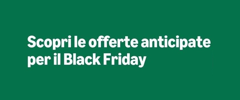 Iniziate le offerte anticipate del Black Friday | musica e libri gratis, buoni sconto e altro